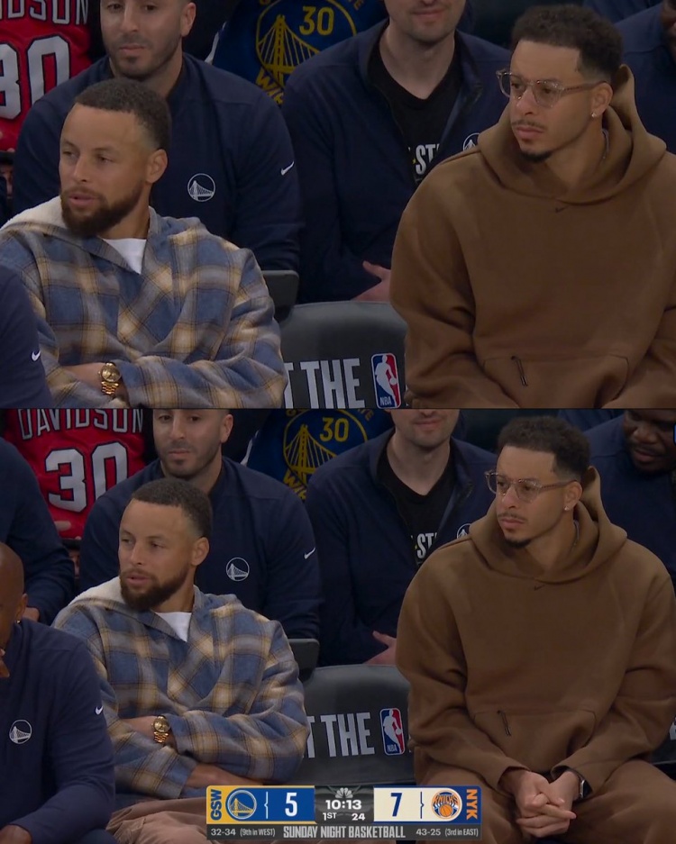 星亿娱乐App-😅库里打趣：我和克莱是”水花兄弟“ 我和赛斯是“康复兄弟”